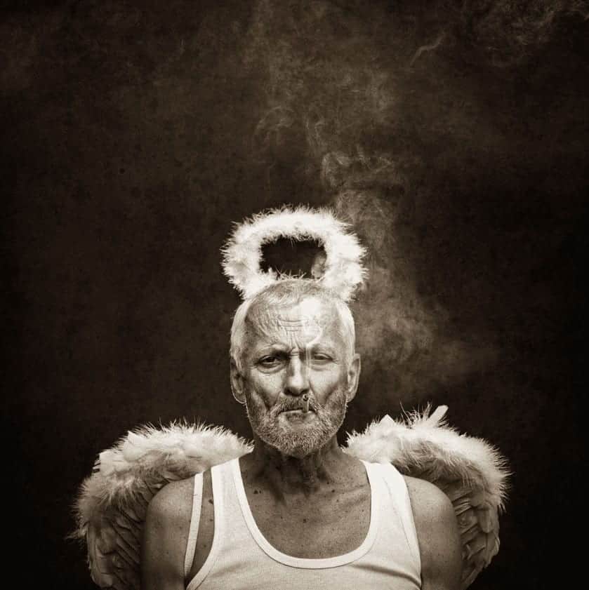 &quot;Bristly Angel&quot; - portrait photography by Peter Zelei as Giclée Print (limited)