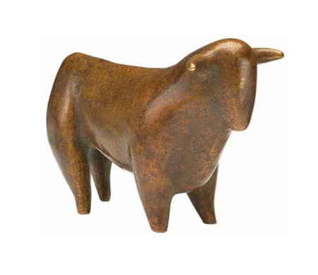 Sculpture en bronze &quot;Bulle&quot; par Raimund Schmelter