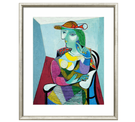 Pablo Picasso: &quot;Portrait Marie-Thérèse Walter&quot; (1937), reproduction sur ponte