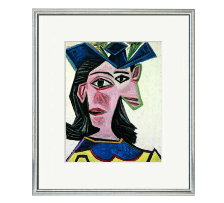 Pablo Picasso: &quot;Frauenbüste avec hutte (Dora)&quot; (1939), reproduction limitée sur les poignées