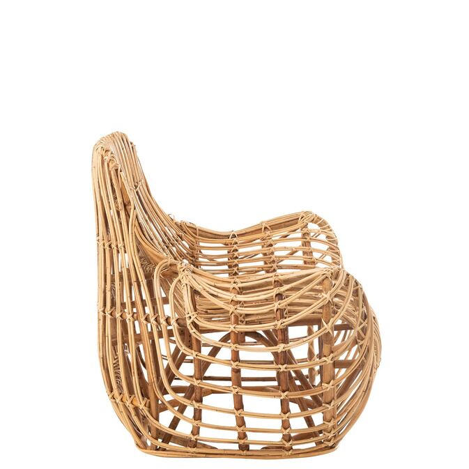 J-Line Cozy rattan armchair &quot;Ana&quot;, handmade network-Figure 3