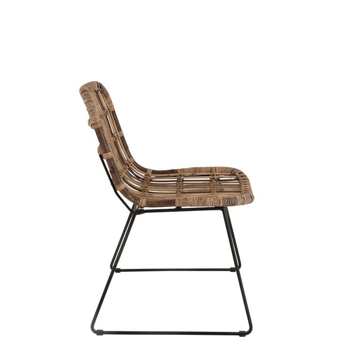 J-line rattan chair &quot;Billie Banana Leaves&quot;-natural product combined with a tropical ambience-Image 3