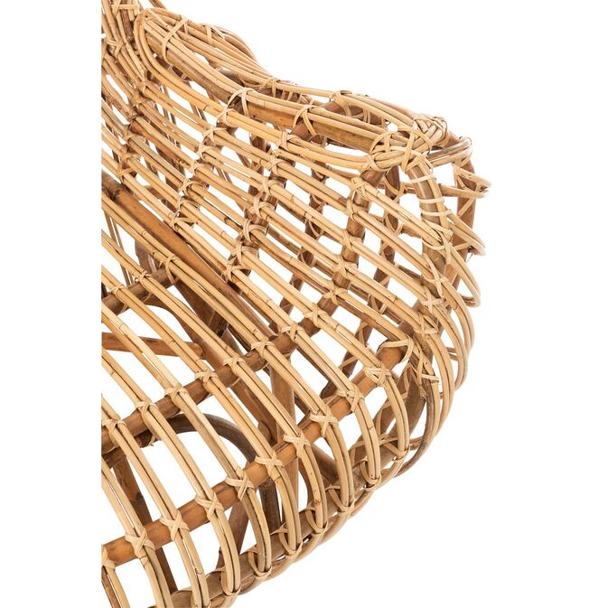 J-Line Cozy rattan armchair &quot;Ana&quot;, handmade network-Figure 6
