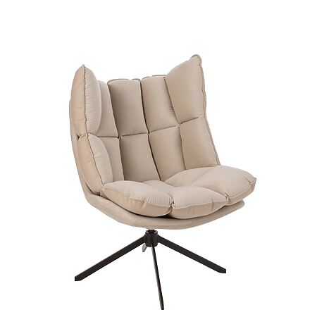 J-Line Komfortabler Relaxsessel inkl. Polsterkissen, Farbe: Beige