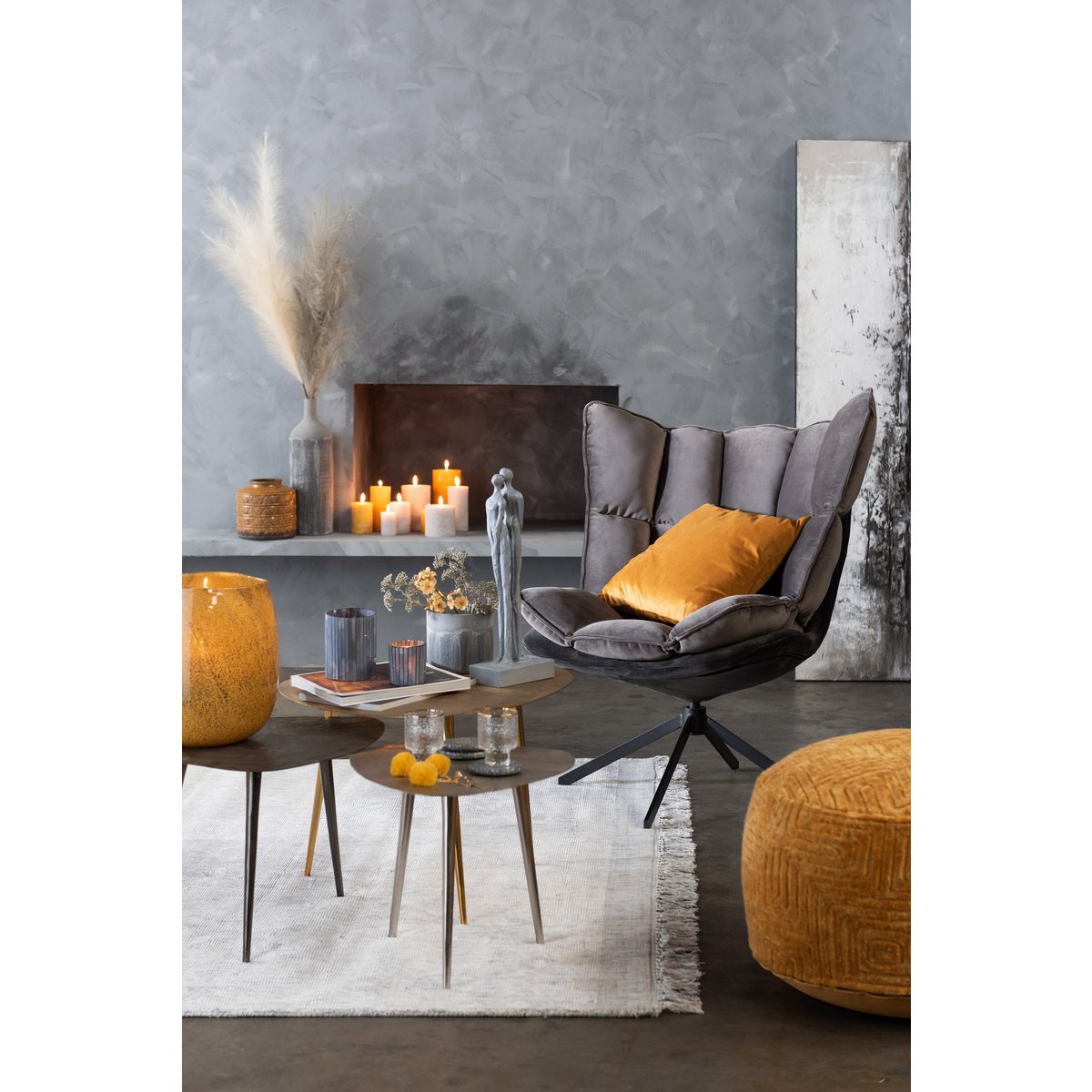 Dieser Lagom-Stil schafft eine ausbalancierte Eleganz: Hier mit dem J-Line Relaxsessel 