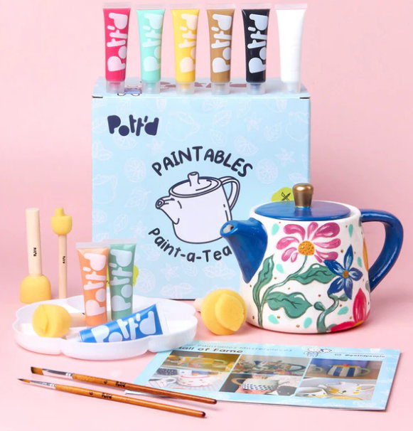 Teapot for painting