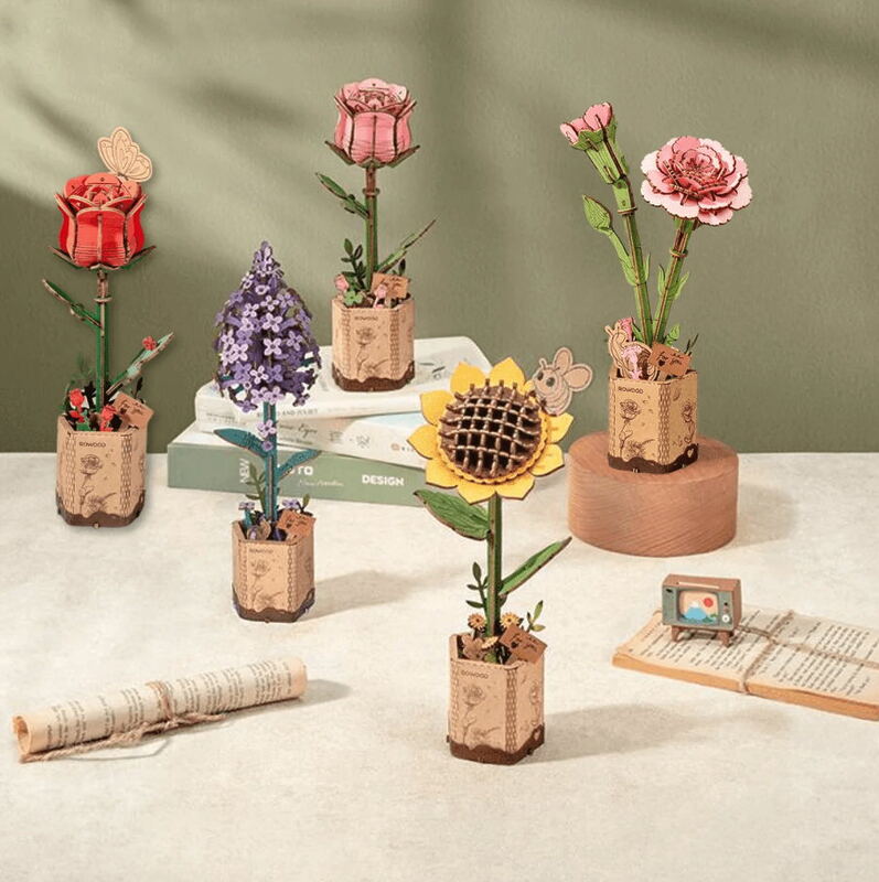 Gift idea from Robotime: Eternal Spring | Flowers that always bloom
