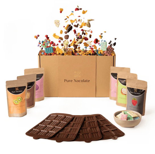 Original gift idea: Make 4-party party set for children&#39;s chocolate (mini-fines)