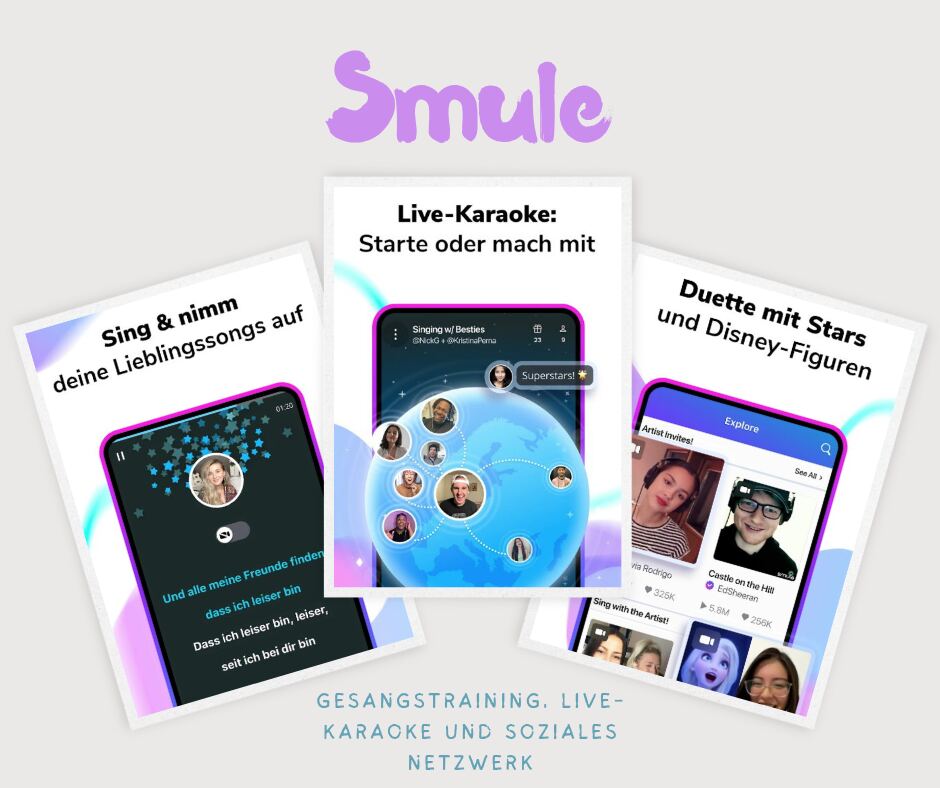 Smule - Gesangstraining, Live-Karaoke und soziales Netzwerk