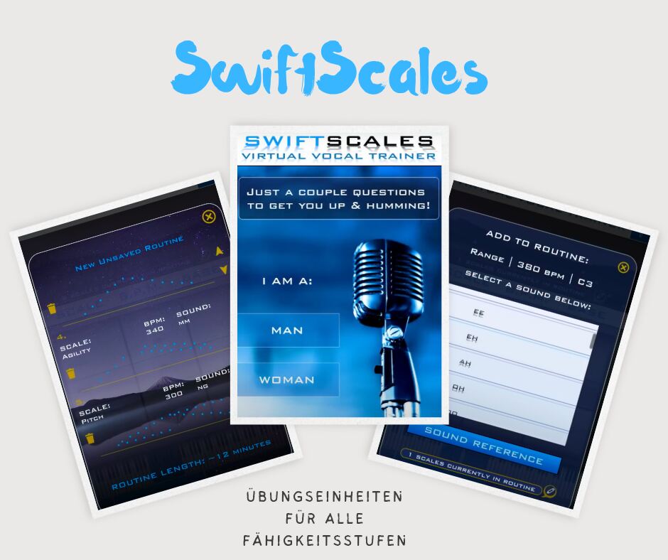 SwiftScales - Übungseinheiten für alle Fähigkeitsstufen.