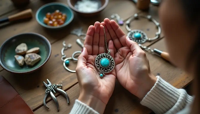 Come i gioielli fatti a mano raccontano storie emozionanti. Artigianato e artigianato. Artigianato e artigianato. Gioielli fatti a mano: i design unici diventano simboli preziosi di momenti speciali.