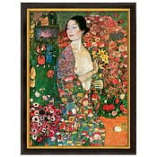 &quot;The dancer&quot; (1916-18) by Gustav Klimt, Giclée reproduction on canvas