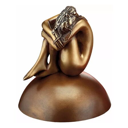 Erotic bronze sculpture &quot;La Felicità&quot; by Bruno Bruni