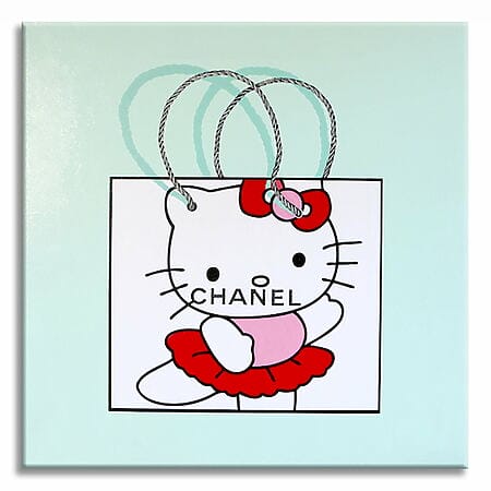 Pop Art Gemälde "Hello Kitty" (2020) von Gardani