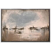 Constance Renken: &quot;Affaire silencieuse&quot; (2022) (original / unique), peinture acrylique abstraite sur un cadre de civière
