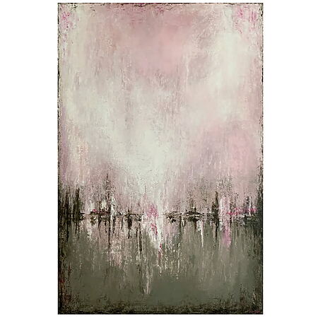 Constance Renken: "Cloud Nine" (2022) (Original / Unikat), Abstrakte Acrylmalerei auf Keilrahmen