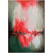 Abstract wall painting &quot;Keep on Exploring&quot; (2024) by Constance Renken