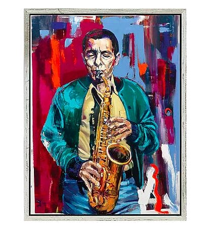 "Art Pepper" von Jürgen Born, limitierte Giclée Fine Art Print Edition